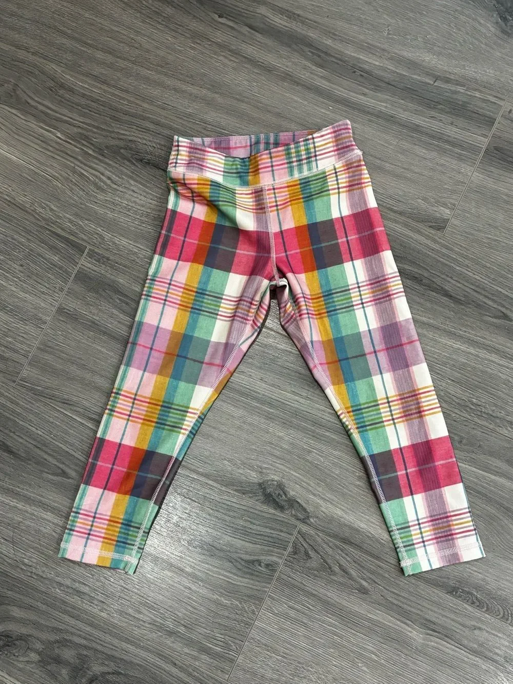 Ralph Lauren Girls Plaid Stretch CapriLeggings